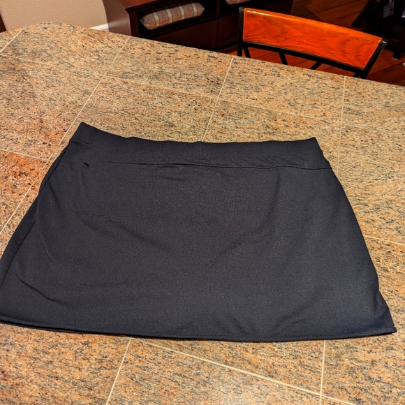 Lands End Plus Size Black Performanc Knit Skirt.  Size 2X EUC - Picture 5 of 9